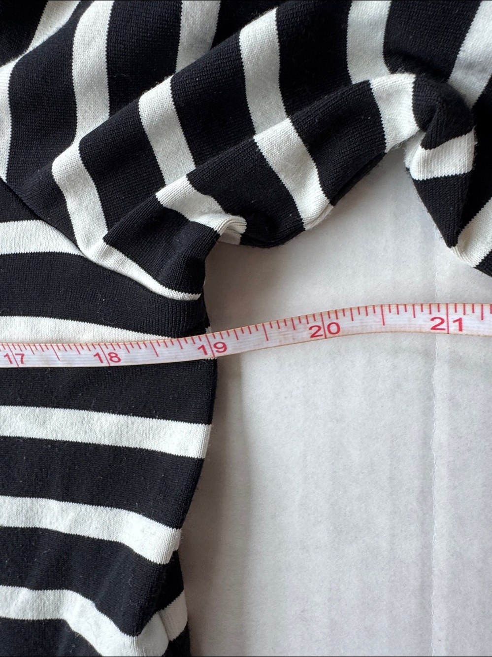 Saint James Black and White Breton Stripe Tee size 8 - Picture 5 of 10
